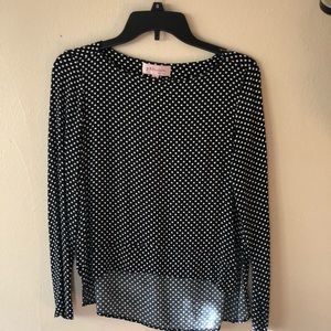 🌈 2 for $20 Philosophy Polka Dot Top 🌈